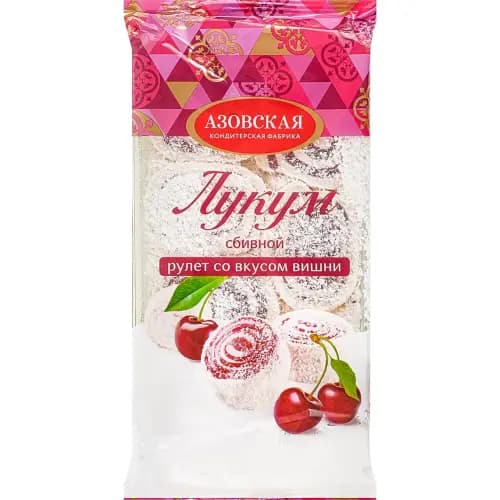 Рахат-лукум Азовская кондитерская фабрика со вкусом вишни, 250 г