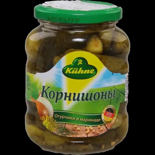 Корнишоны консервированные Carl Kuhne в маринаде, 330 г