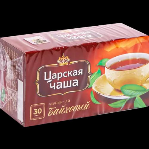Чай черный Царская чаша байховый, 30х1.8 г