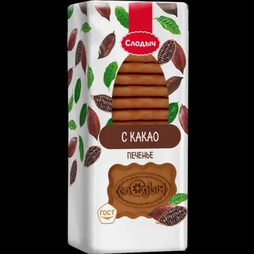 Печенье Слодыч с какао, 390 г