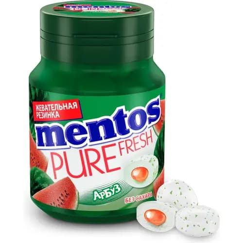 Жевательная резинка Mentos со вкусом арбуза, 54 г