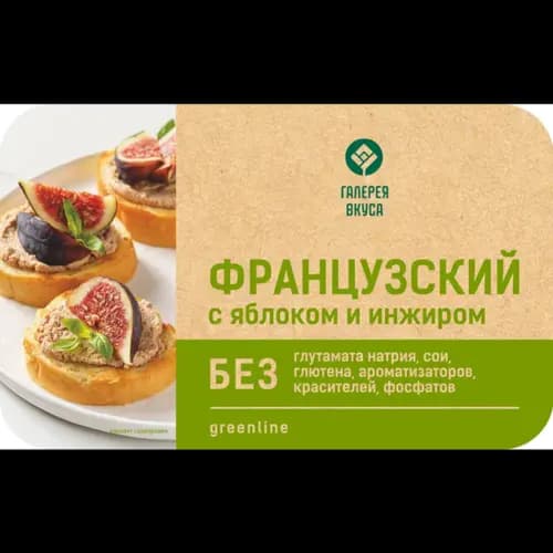Паштет французский Галерея вкуса с яблоком и инжиром 146 г