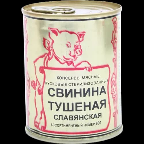 Консервы мясные Березовский МК свинина тушеная, 338 г